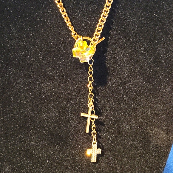 Jewelry - GOLDTONE TOGGLE STYLE NECKLACE NWT